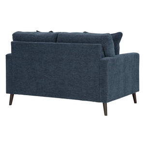 Causeuse bleu marine en tissu - Bixler