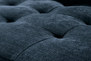 Causeuse bleu marine en tissu - Bixler