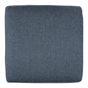 Ottoman surdimensionné Modmax en tissu bleu