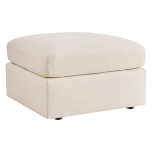 Ottoman surdimensionné Modmax en tissu blanc