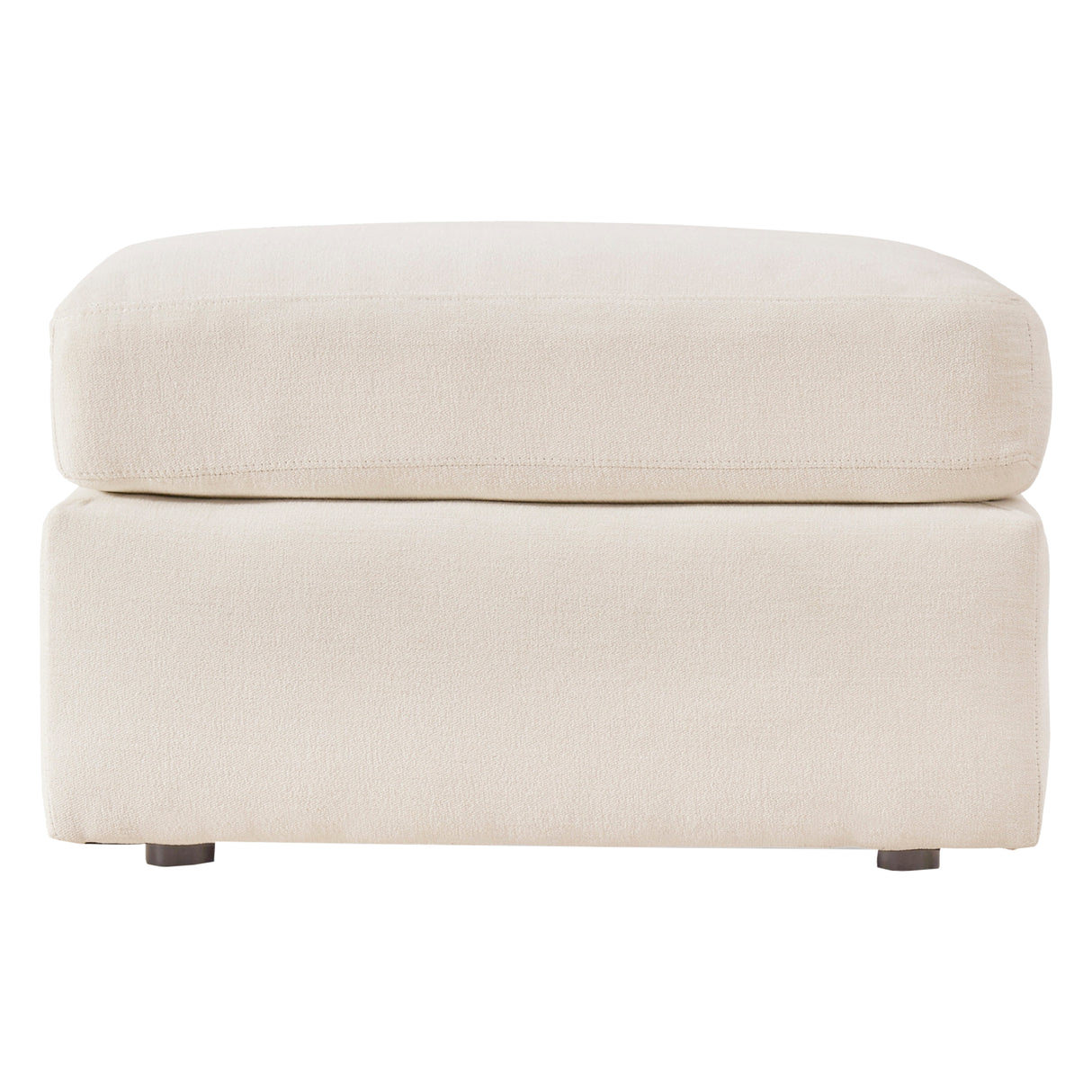 Ottoman surdimensionné Modmax en tissu blanc
