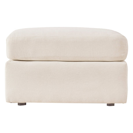 Ottoman surdimensionné Modmax en tissu blanc