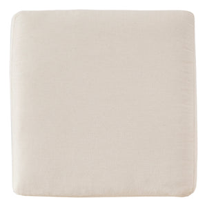 Ottoman surdimensionné Modmax en tissu blanc