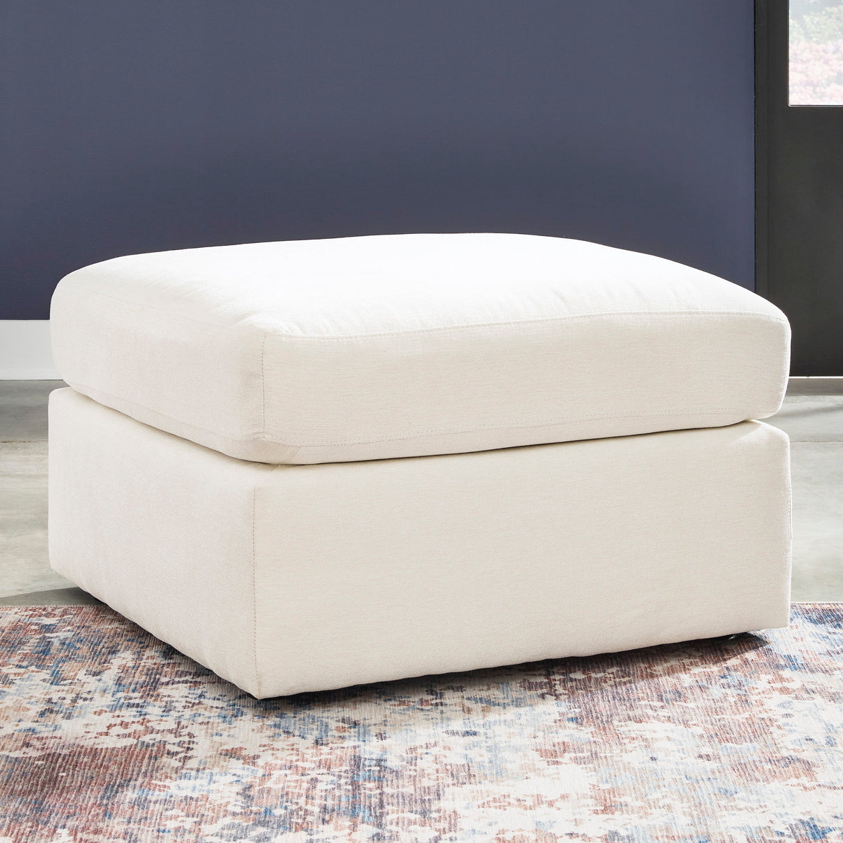 Ottoman surdimensionné en tissu - Modmax