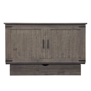 Cabinet lit avec matelas Medison - Grand