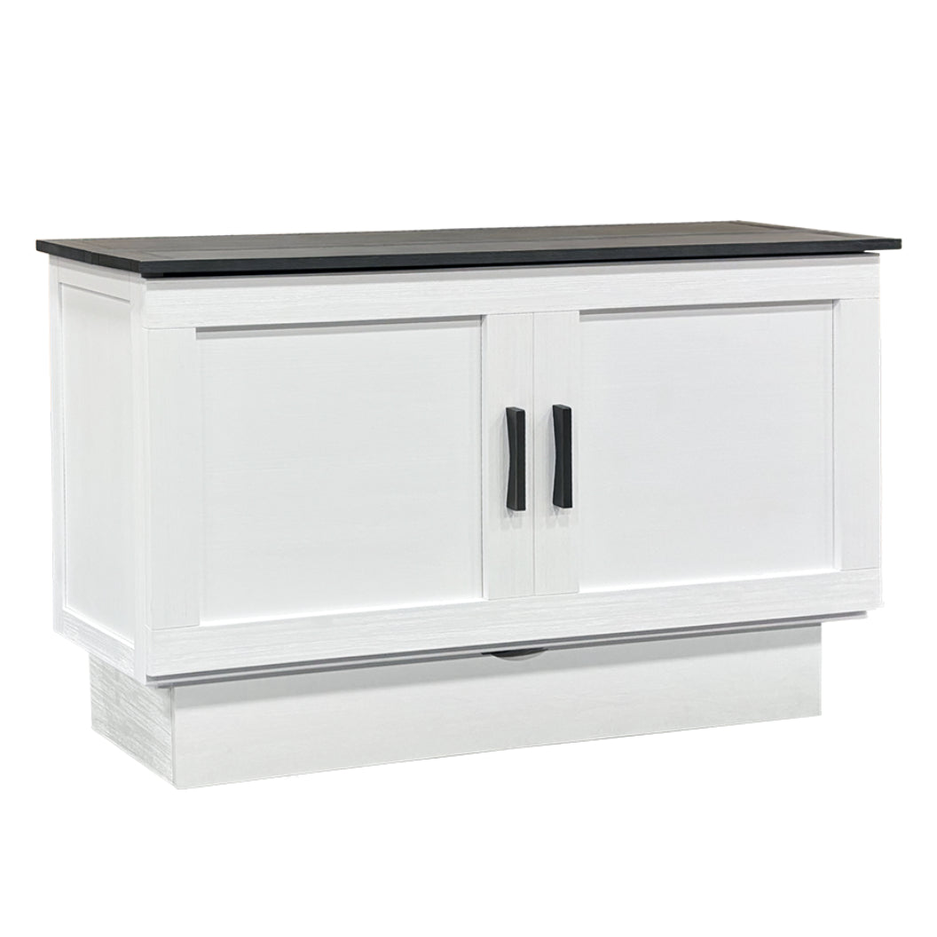 Cabinet lit avec matelas Caspian - Grand