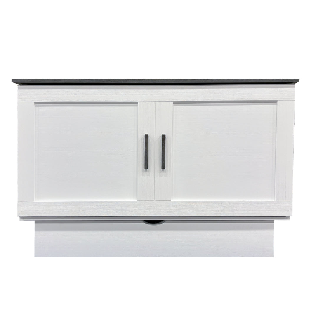 Cabinet lit avec matelas Caspian - Grand