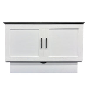 Cabinet lit avec matelas Caspian - Grand