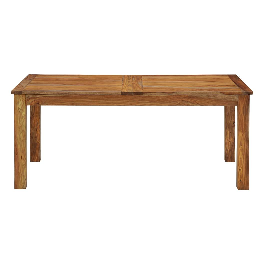 Table de salle à manger bois brune claire extensible - Dressonni