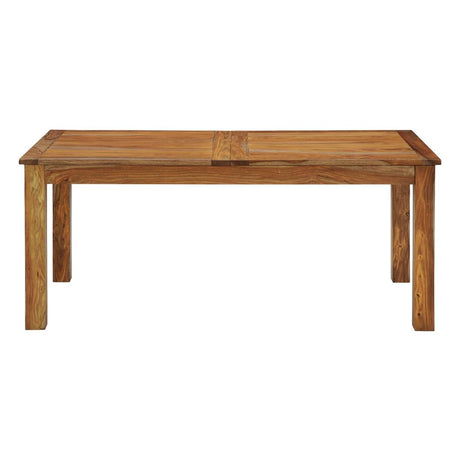 Table de salle à manger bois brune claire extensible - Dressonni