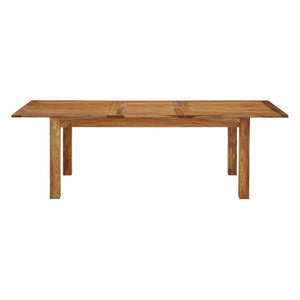 Table de salle à manger bois brune claire extensible - Dressonni