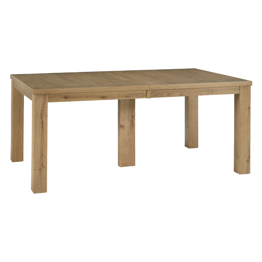 Table de salle à manger bois brune claire extensible - Galliden