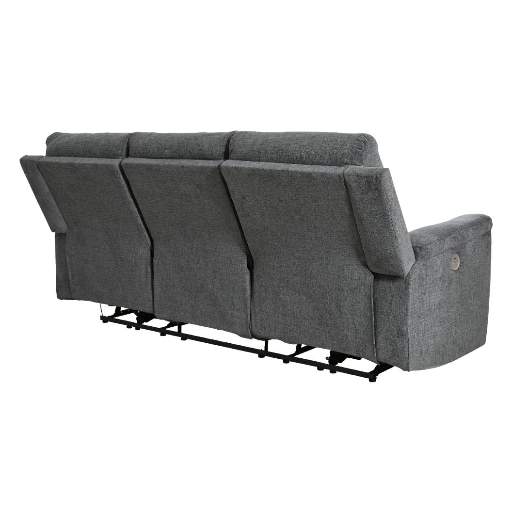 Sofa inclinable motorisé tissu gravier - Barnsana