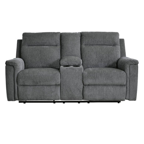 Causeuse en tissu gris foncé motorisé - Barnsana