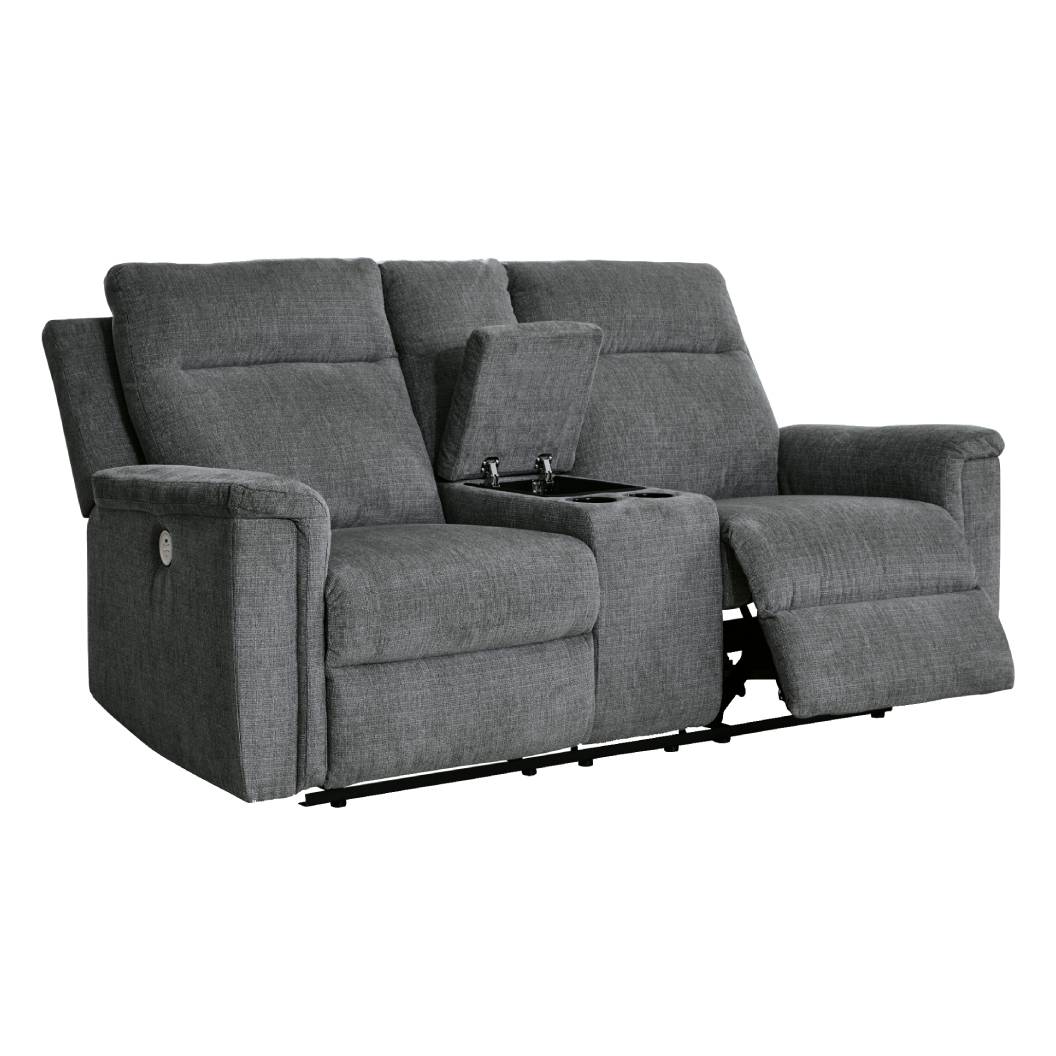 Causeuse grise foncée tissu motorisé - Barnsana