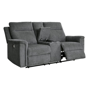 Causeuse grise foncée tissu motorisé - Barnsana
