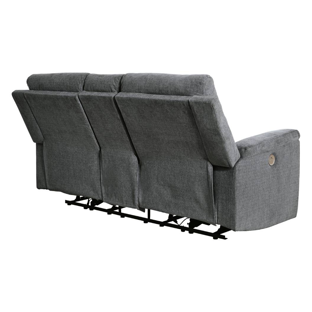 Causeuse grise foncée tissu motorisé - Barnsana