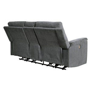 Causeuse grise foncée tissu motorisé - Barnsana