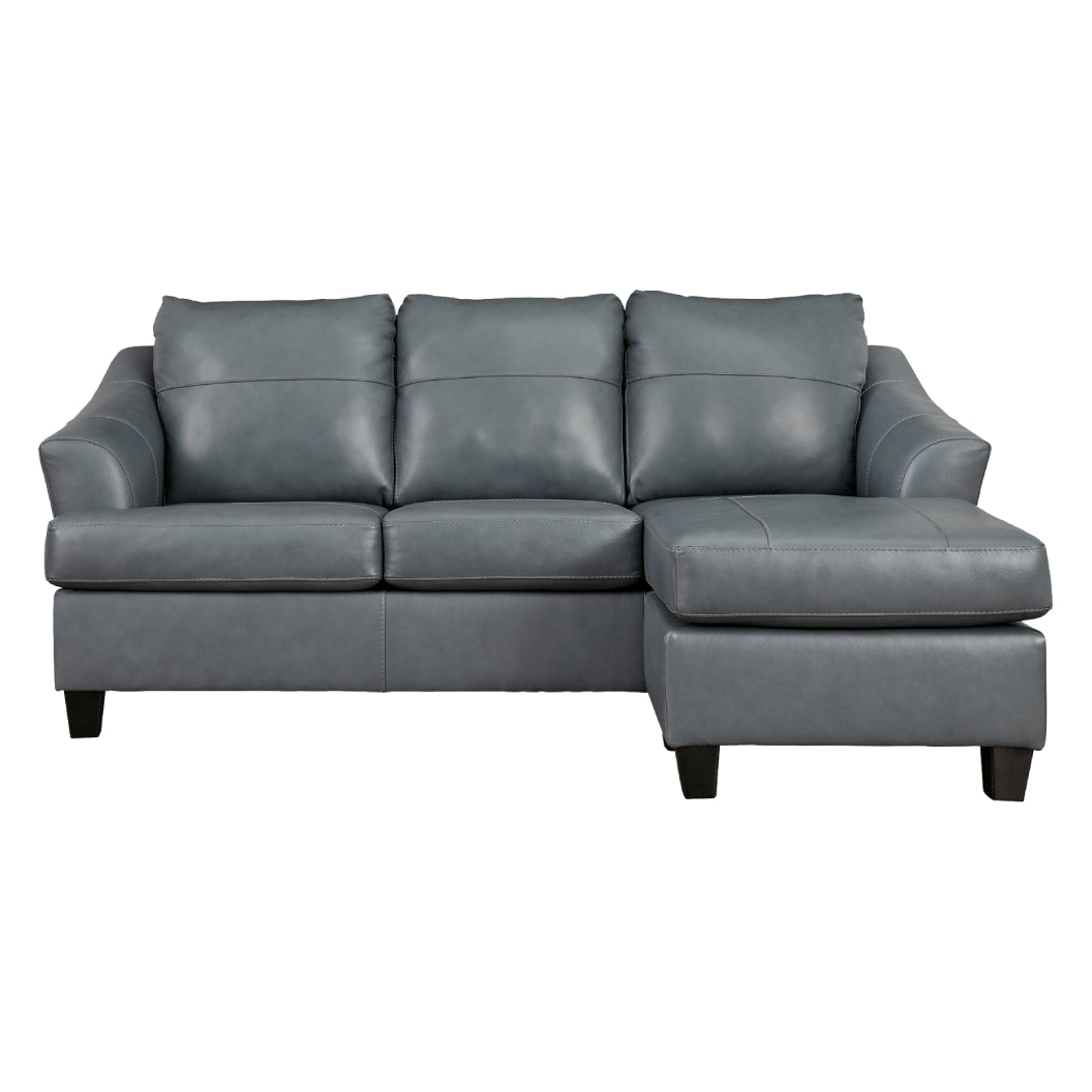 Sofa en cuir avec chaise longue - Genoa