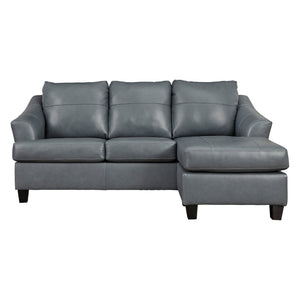 Sofa en cuir avec chaise longue - Genoa