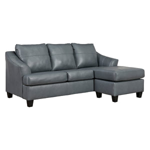Sofa en cuir avec chaise longue - Genoa