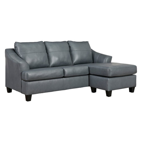 Sofa en cuir avec chaise longue - Genoa