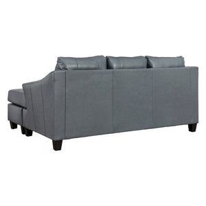 Sofa en cuir avec chaise longue - Genoa