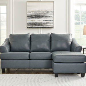 Sofa en cuir avec chaise longue - Genoa