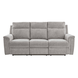 Sofa en tissu gris motorisé - Barnsana