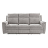 Sofa inclinable motorisé en tissu - Barnsana
