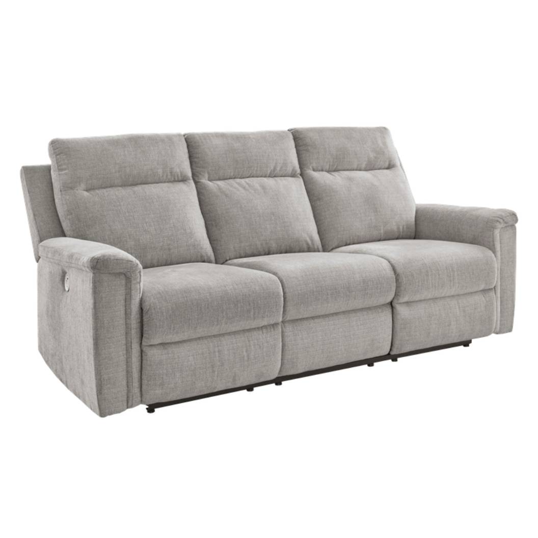 Sofa en tissu gris motorisé - Barnsana