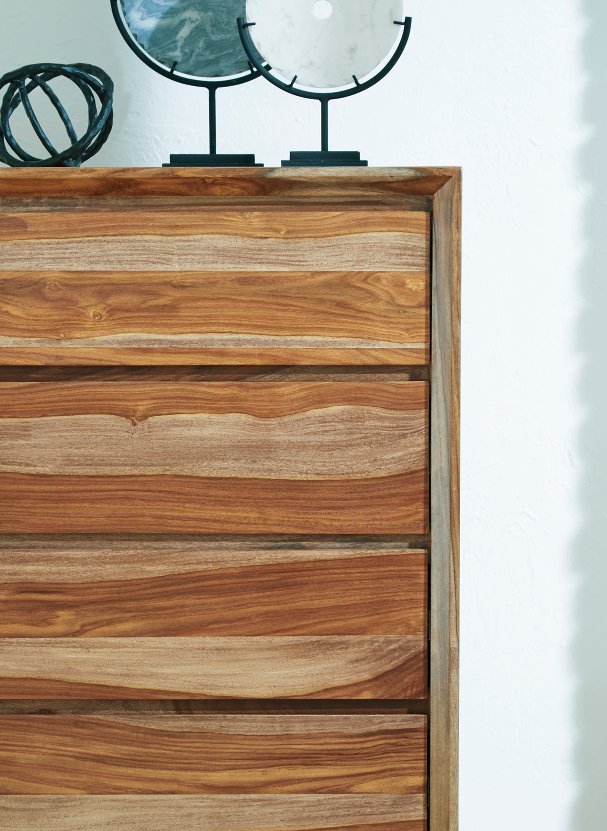 Commode à 5 tiroirs en bois naturel - Dressonni