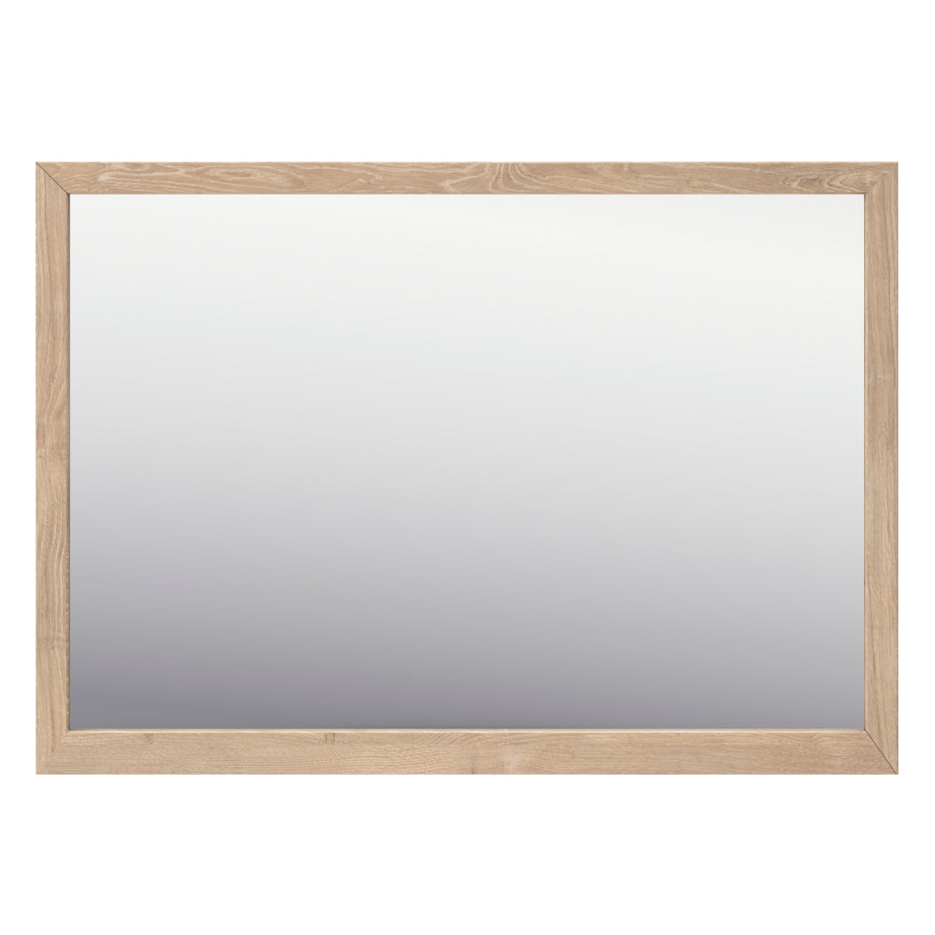 Miroir de bureau en bois/placage beige - Cielden