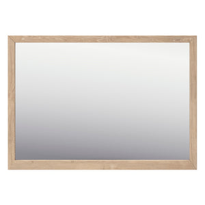 Miroir de bureau en bois/placage beige - Cielden