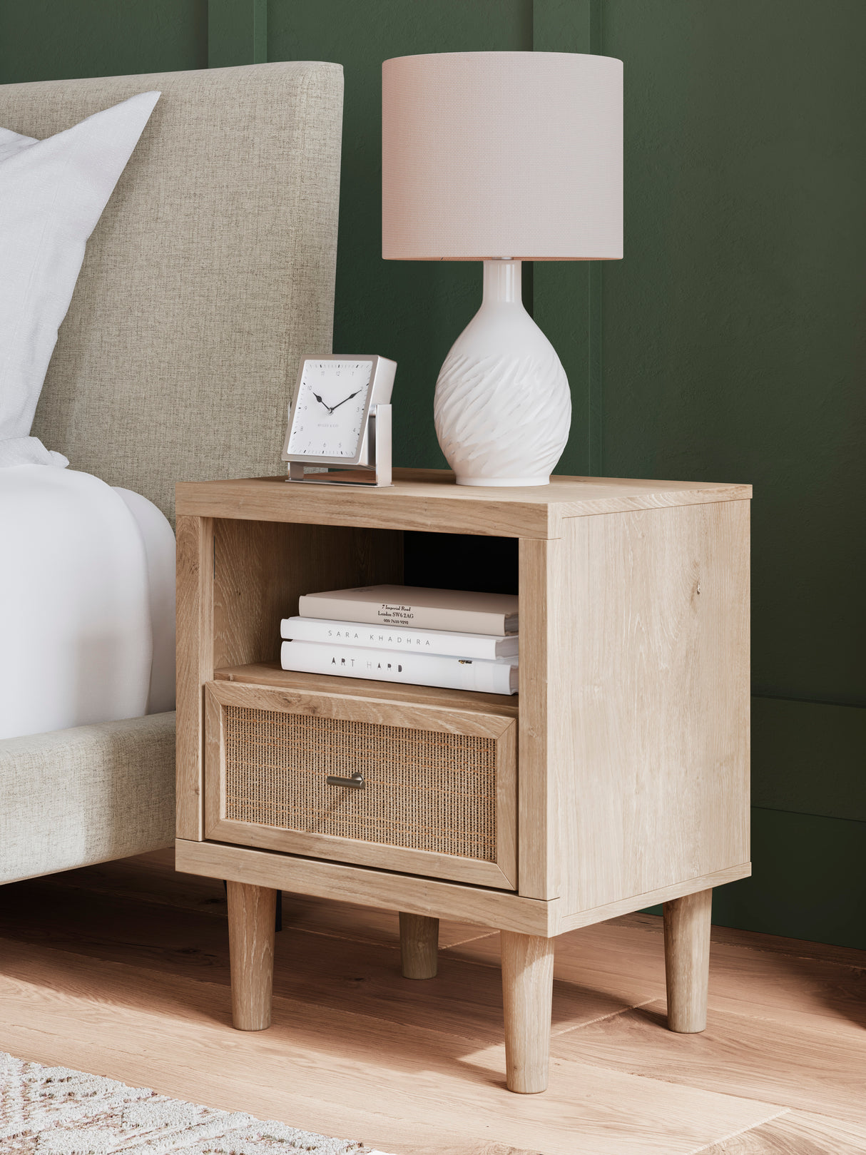 Table de chevet Beige en bois - Ceilden