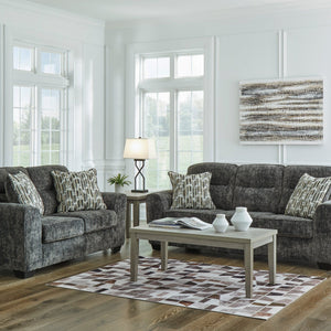 Sofa en tissu avec coussins - Lonoke