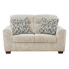 Causeuse en tissu avec coussins - Lonoke