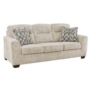 Sofa crème en tissu - Lonoke