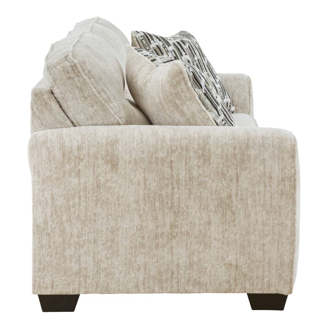 Sofa crème en tissu - Lonoke