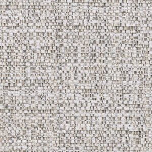 Ottoman surdimensionné Koralynn en tissu gris pâle