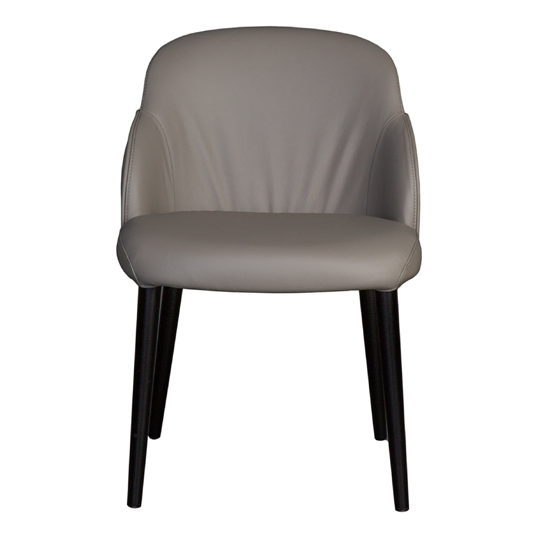 Chaise de salle à manger en cuir - Nancy