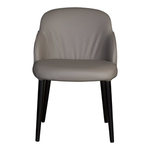 Chaise de salle à manger en cuir - Nancy