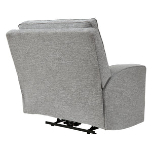 Fauteuil en tissu gris étain zéro gravité motorisé - Biscoe