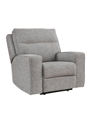 Fauteuil motorise zéro gravité tissu gris