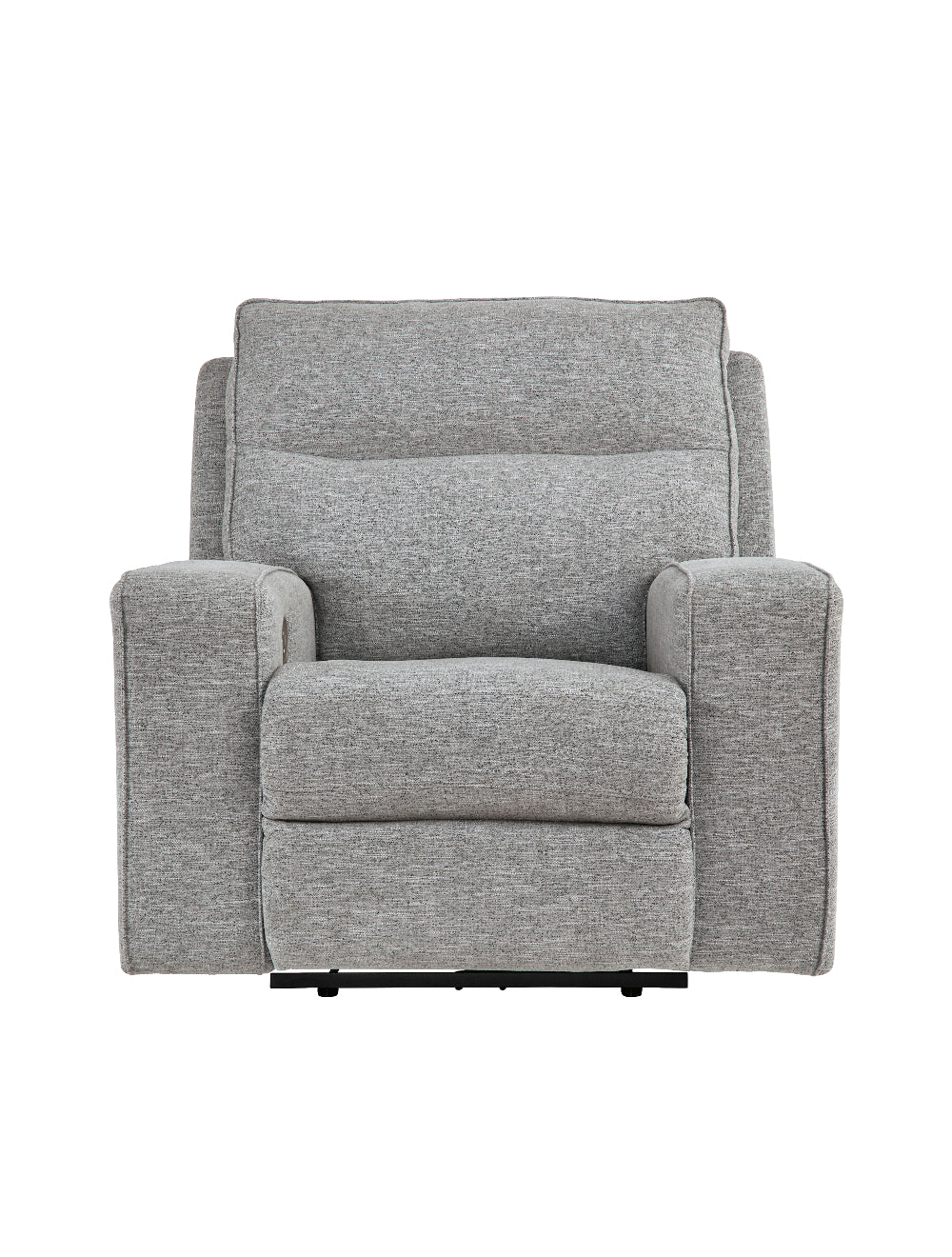 Fauteuil motorise zéro gravité tissu gris