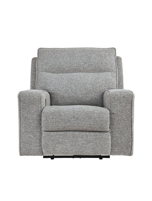 Fauteuil motorise zéro gravité tissu gris