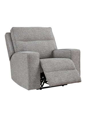 Fauteuil motorise zéro gravité tissu gris