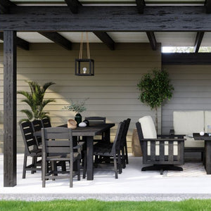 Table à manger extérieure en plastique recyclé - Napa T301-T302