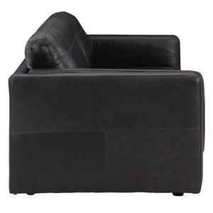 Sofa condo noir cuir - Amiata