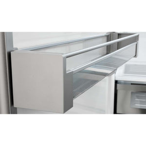 Réfrigérateur à congélateur inférieur 36 po, 18,5 pi³ Inox - Sofia Pro avec charnière gauche